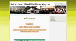 Desktop Screenshot of muvhaz.pilisborosjeno.hu