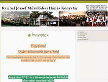 Tablet Screenshot of muvhaz.pilisborosjeno.hu